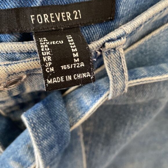 Forever 21 Light Denim Skirt - Picture 4 of 4